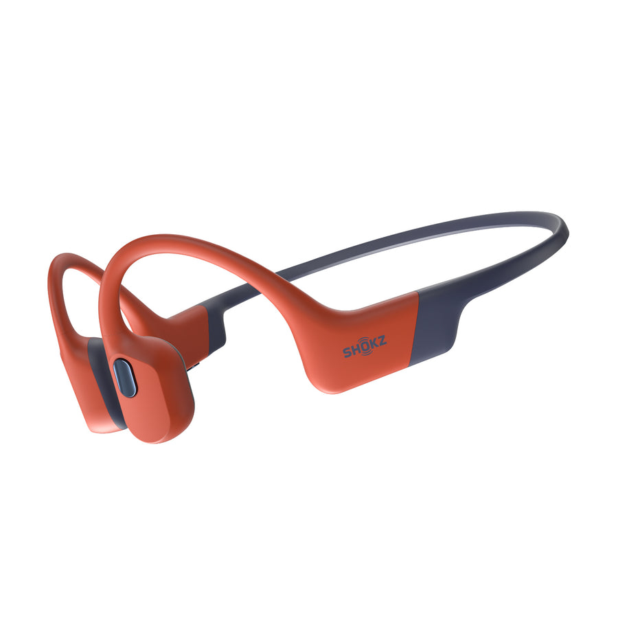 Shokz OpenSwim Pro Open-Ear Bone Conduction Waterproof Headphones - Red