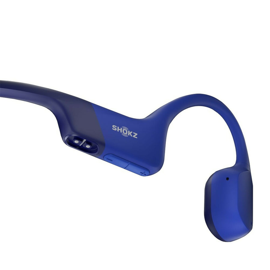 Shokz OpenRun  Wireless Open-Ear Bone Conduction Endurance Headphones - Blue