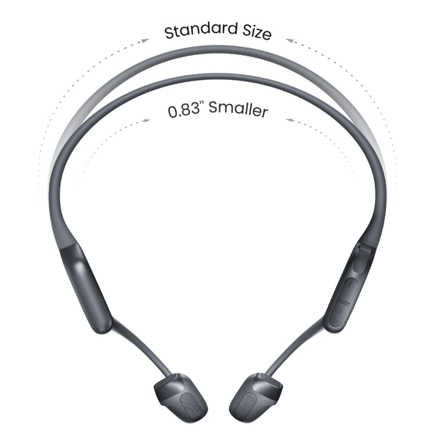 Shokz OpenRun Pro 2 Mini Wireless Open-Ear Bone Conduction Sports Headphones - Black