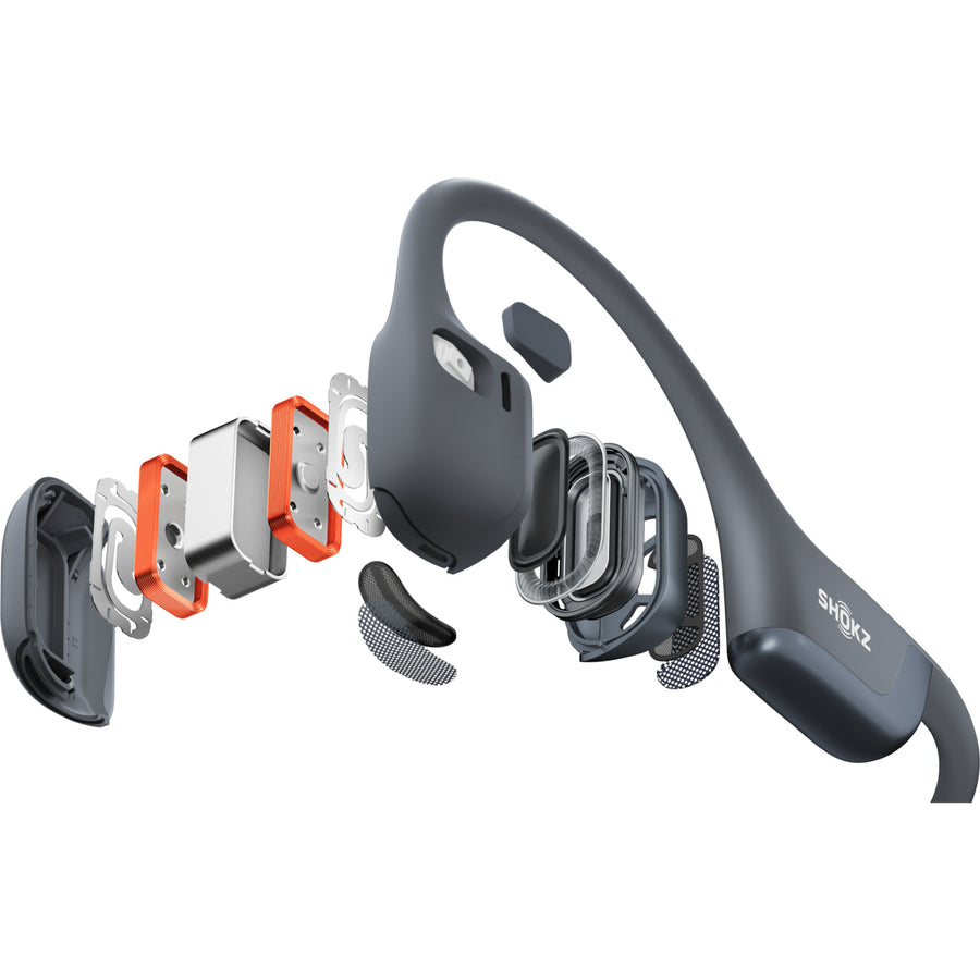 Shokz OpenRun Pro 2 Mini Wireless Open-Ear Bone Conduction Sports Headphones - Black