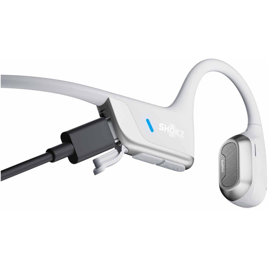 Shokz OpenRun Pro 2 Premium Wireless Open-Ear Bone Conduction Sports Headphones - Silver