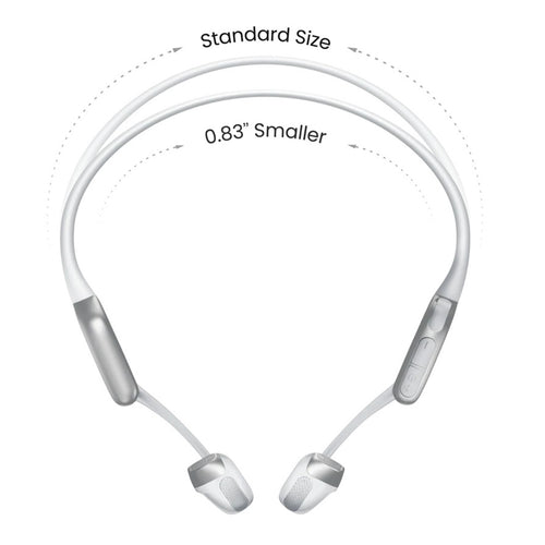 Shokz OpenRun Pro 2 Mini Wireless Open-Ear Bone Conduction Sports Headphones - Silver
