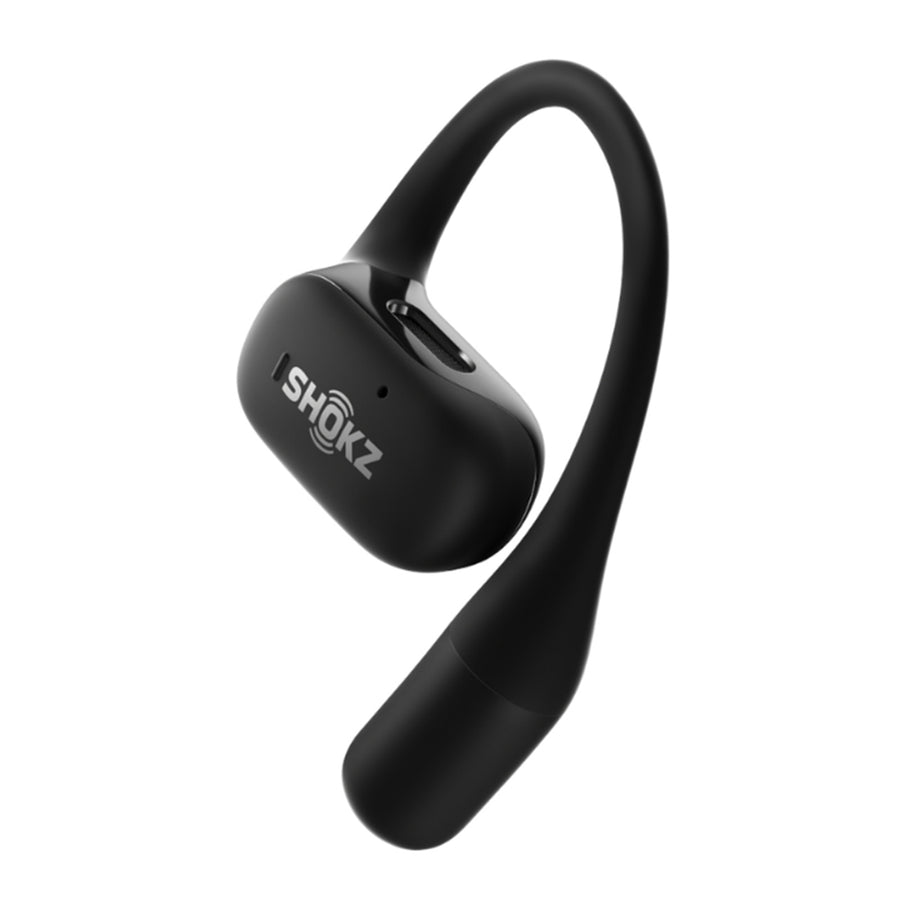 Shokz OpenFit Open-Ear True Wireless Headphones   - Black