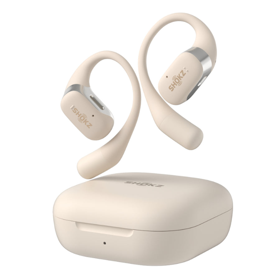 Shokz OpenFit  Open-Ear True Wireless Headphones - Beige