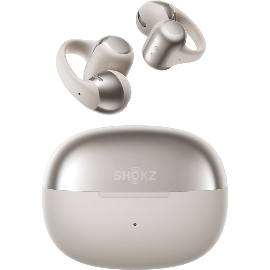 Shokz OpenDots ONE Premium Open-Ear True Wireless Clip-On Sports Earbuds - Grey