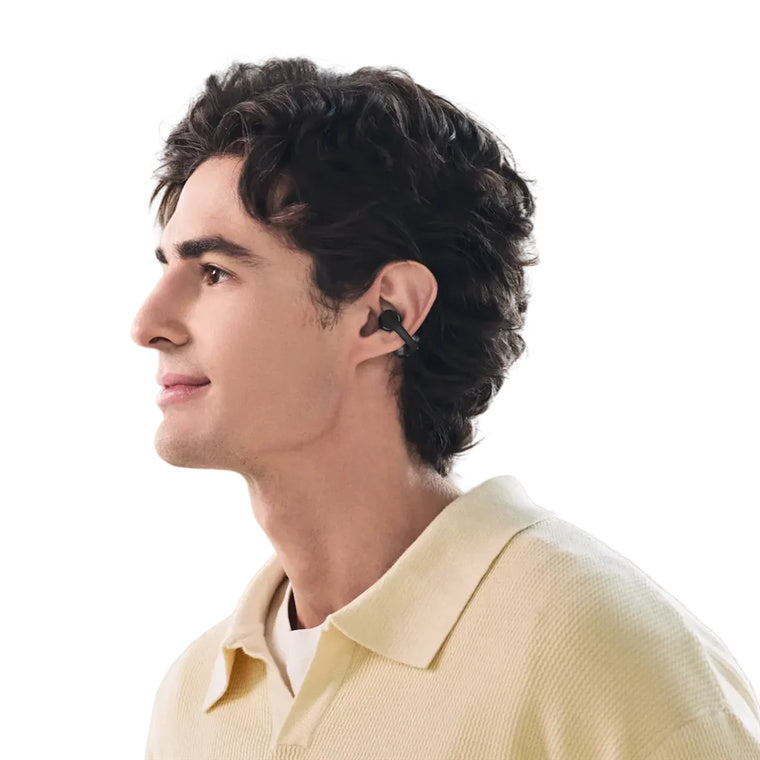 Shokz OpenDots 2 Premium Open-Ear True Wireless Clip-On Sports Earbuds - Black