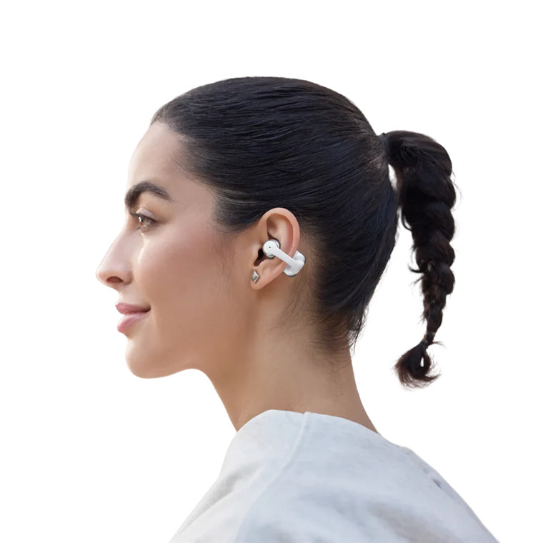 Shokz OpenDots 2 Premium Open-Ear True Wireless Clip-On Sports Earbuds - Grey