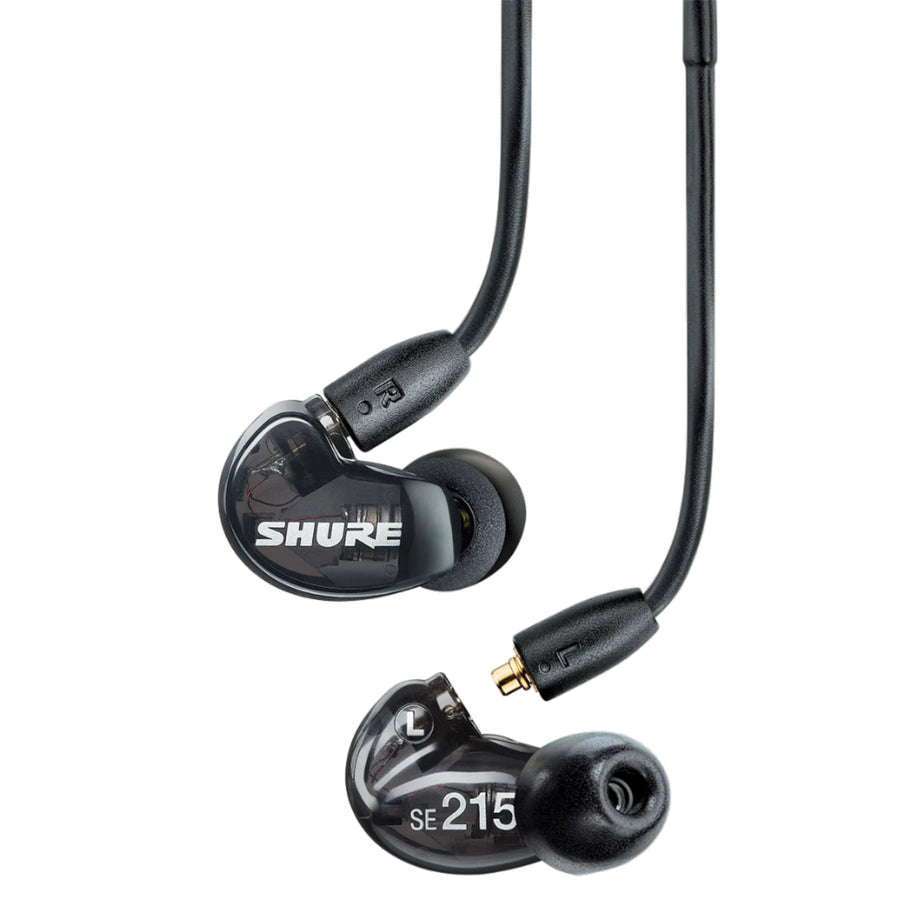Shure SE215-K Sound Isolating Earphones Single Dynamic MicroDriver - Black