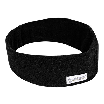 SleepPhones Wireless - One Size Fits Most - Black Fleece Fabric - Bluetooth - SB8BM-US - No Cord - Up to 24 Hours Battery Life