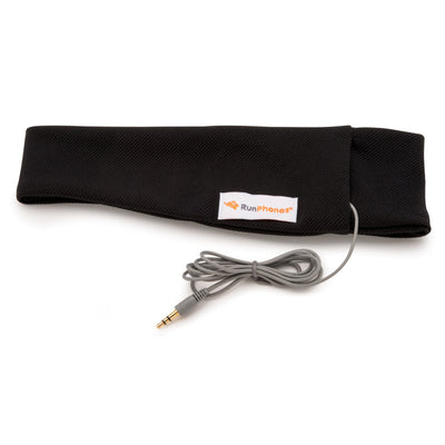 SleepPhones RunPhones Classic - Large - Swift Black 3.5mm Jack - RC6BL-US