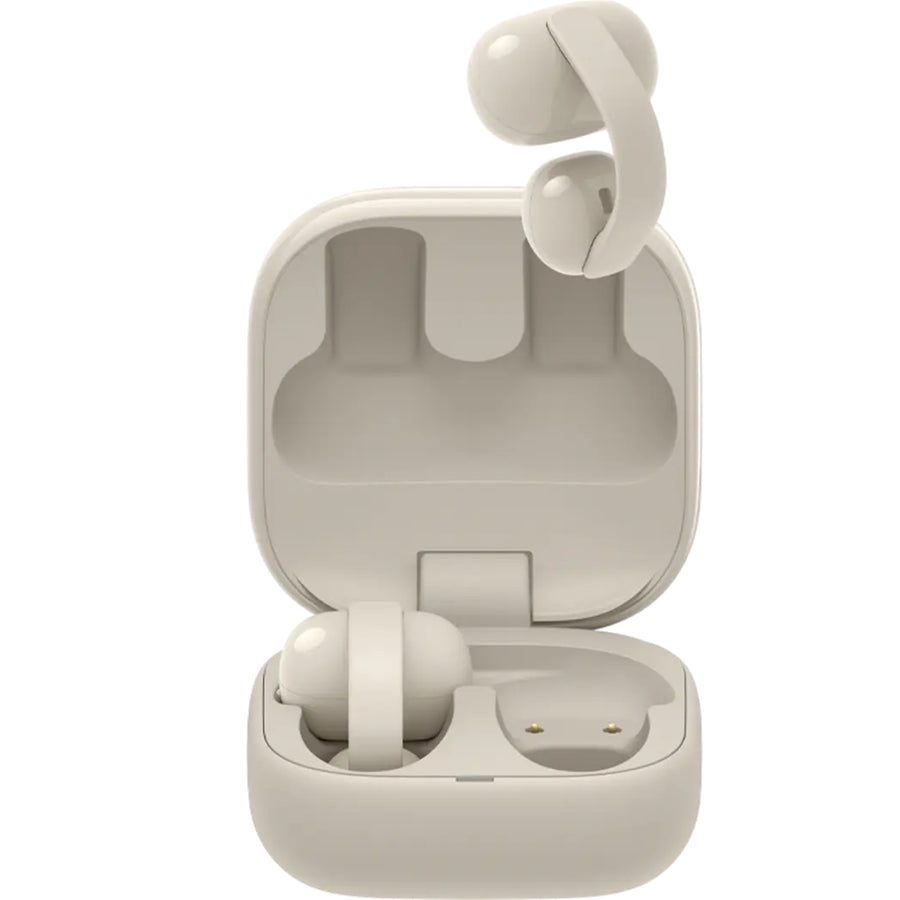 Sony LinkBuds Clip WF-LC900 Open-Ear Clip-On True Wireless Earbuds - Greige