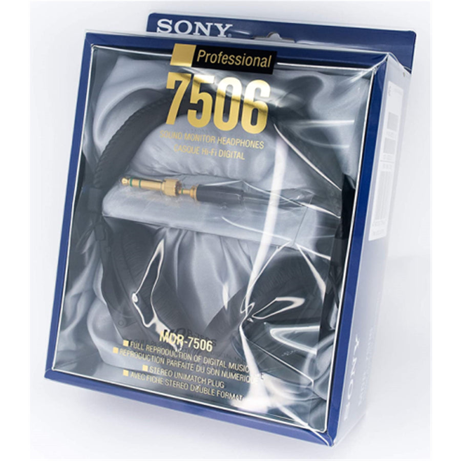 Sony  MDR-7506 Wired Professional Monitor Headphones - Black