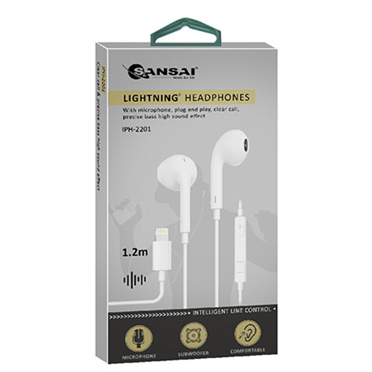 Sansai IPH-2201 Lightning Earphone