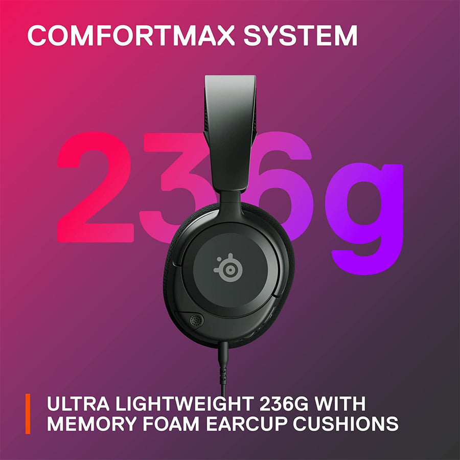 Steelseries Arctis Nova 1 Multi-System Gaming Headset - Black