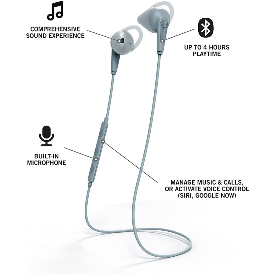 1034124 - Urbanista Chicago Inear Bluetooth Sport Headphones Blue