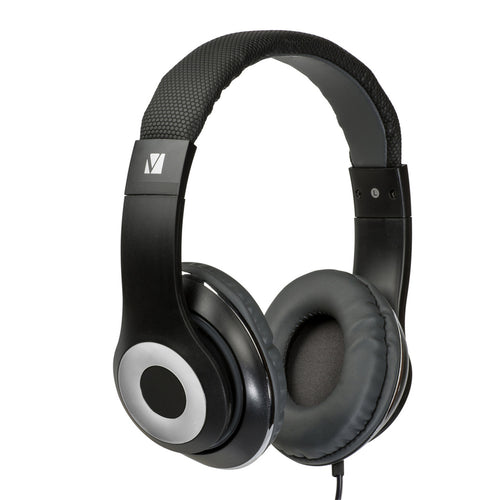 Verbatim 65066 Classic V-100C Wired Over-Ear Headphones - Black