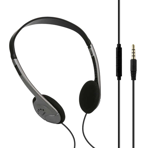 Verbatim Multimedia Headset With Inline MIC - Grey