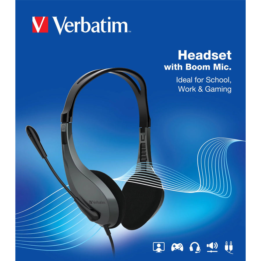 Verbatim  41646 Binaural Multimedia Headset