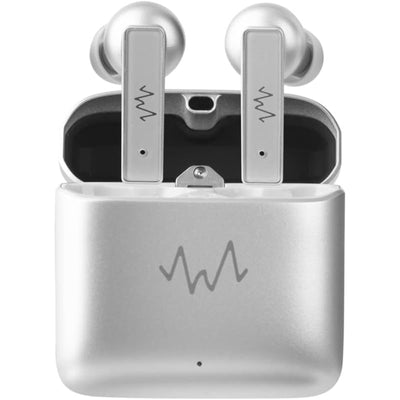 3S-2409 - Wave Audio True Wireless Earbuds Immersive Lite - Silver