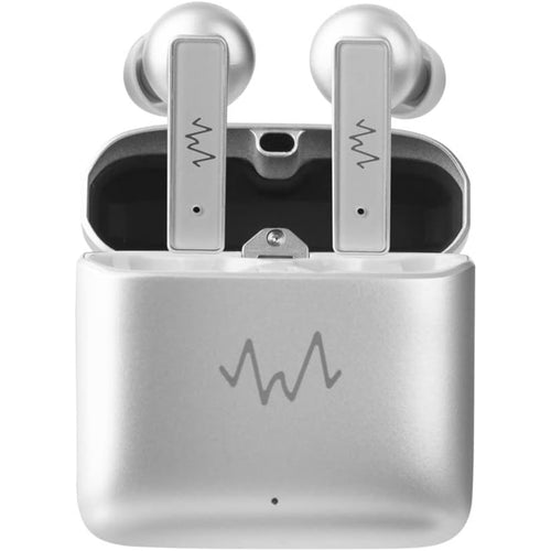 3S-2409 - Wave Audio True Wireless Earbuds Immersive Lite - Silver