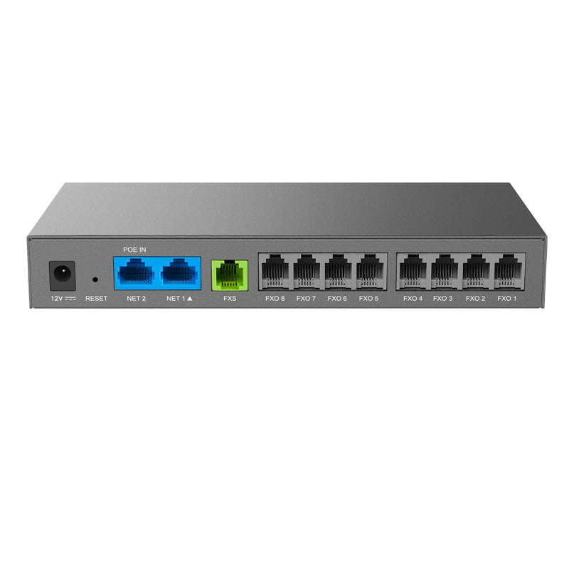Grandstream Networks HT881 - Grandstream HT881 8 FXO, 1FXS, 2 GigE, PoE, Nat Router