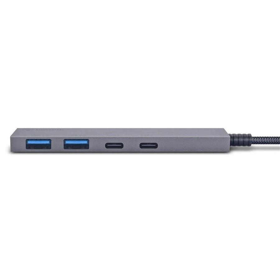 Bonelk Long-Life USB-C 4-in-1 Multiport Slim Hub – Grau