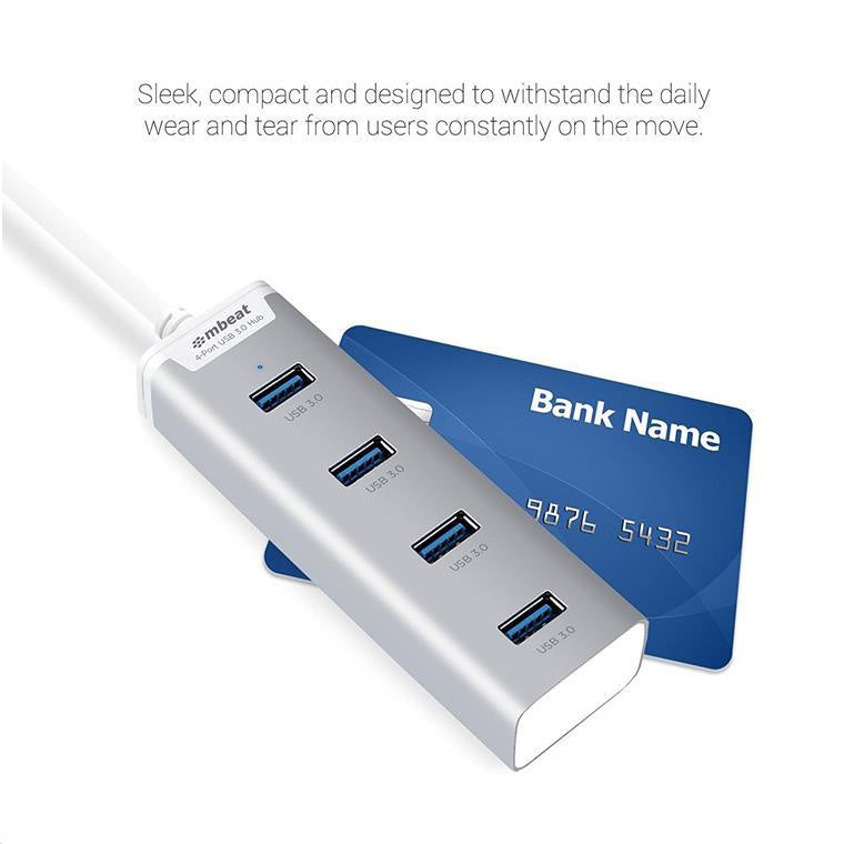 mbeat Stick  4 Port USB 3.0 Hub for Ultrabook & Mac