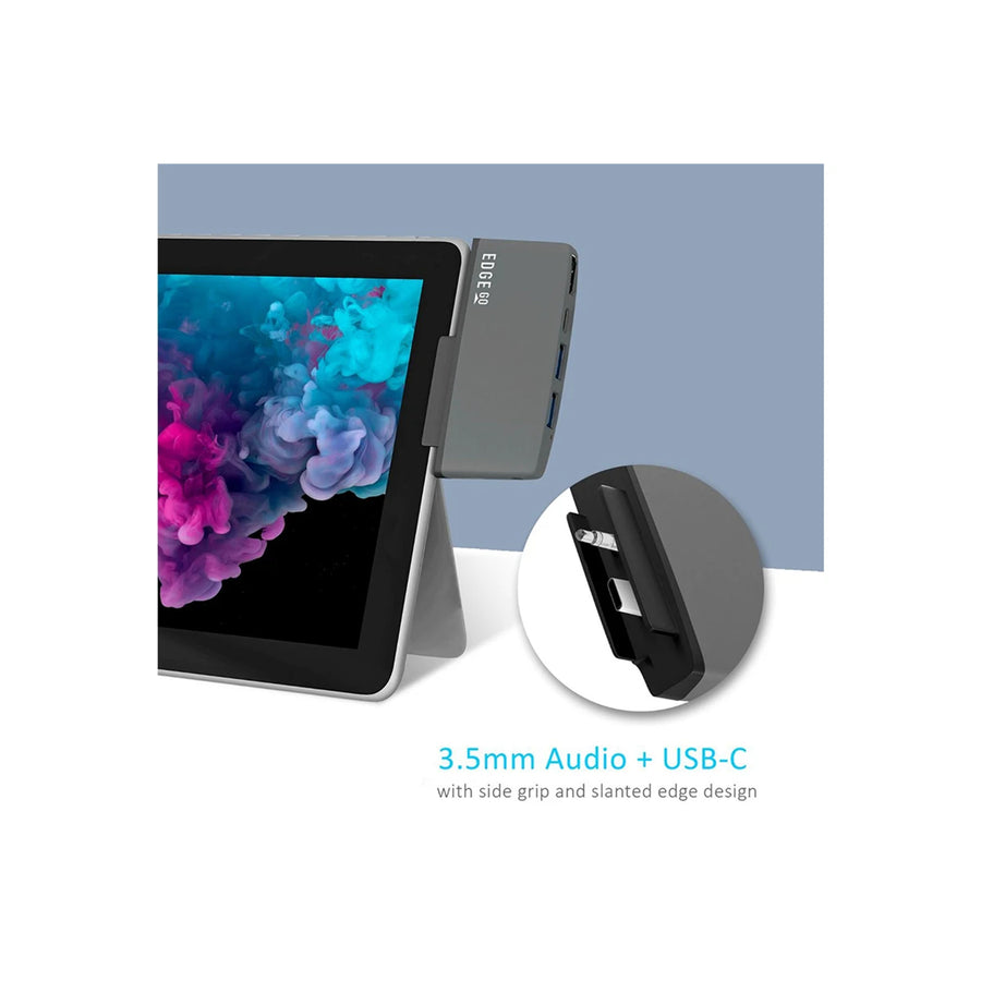 mbeat MB-EGE-G59GRY - Edge Go Multifunktions-USB-C-Hub für Microsoft Surface Go Tablet