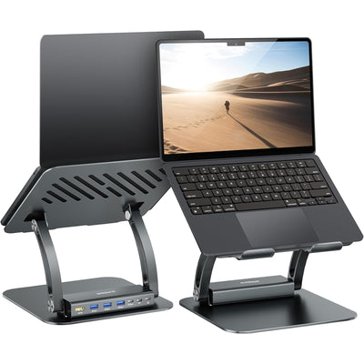 mbeat MB-STD-P6GRY Stage P6 Laptop Stand with USB-C Dock