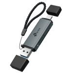 TL-UA430D - TP-Link UA430D USB 3.0 Typ-C&A auf SD & microSD 3.0 Kartenleser