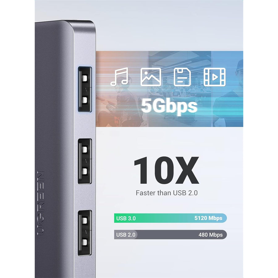 UGREEN  UG-50985 4 Port USB 3.0 Hub