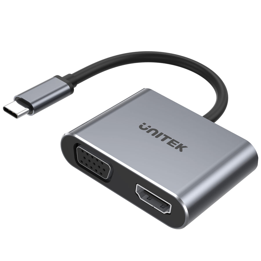 Unitek  D1049A 4-in-1 USB Mulit-Port Hub with USB-C Connector - Space Grey