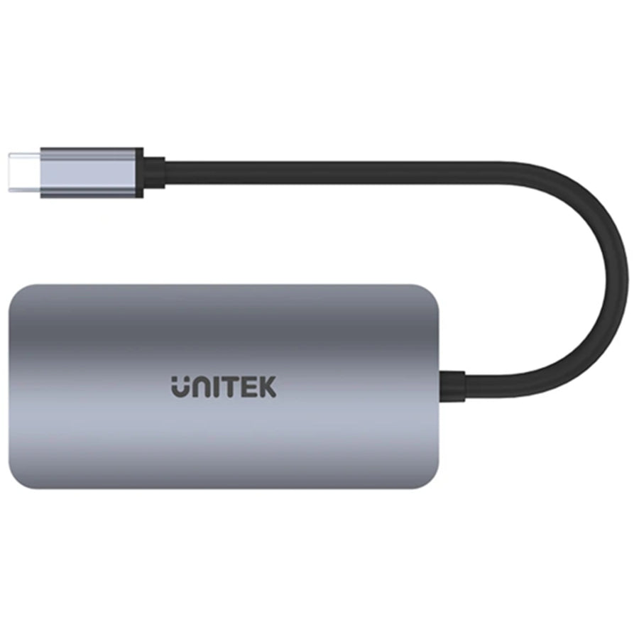 Unitek D1051A - 5-in-1 USB 3.1 Mulit-Port Hub w/ USB-C Connector. Includes 2x HDMI Ports 1x VGA