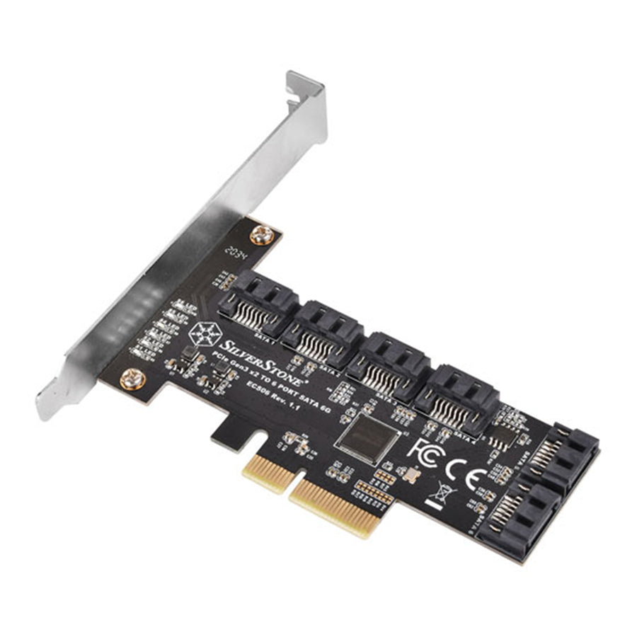 Silverstone ECS06 SATA III PCI Express card 6-port