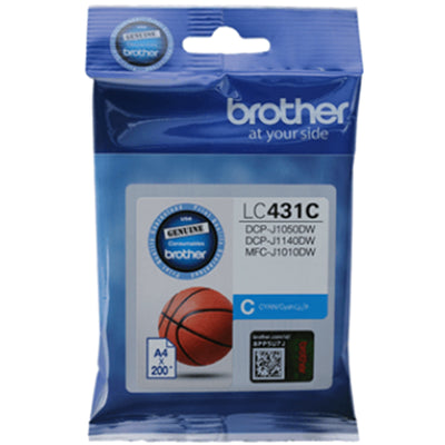 B431C - Brother LC431C Cyan Ink Cart
