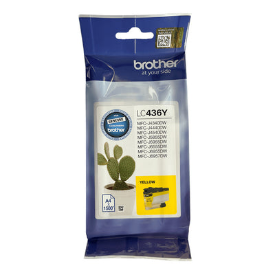 B436Y - Brother LC436 Yellow Ink Cart