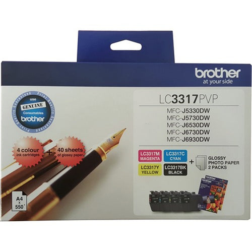 Brother LC3317 Photo Value Pk