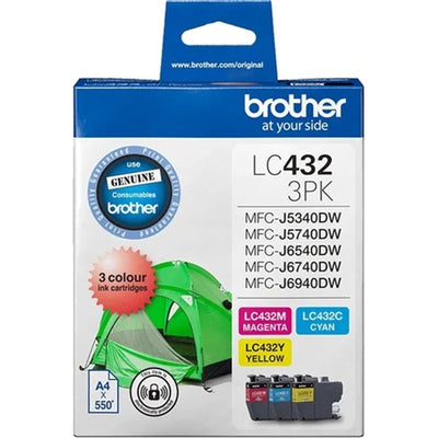 Brother 432 C M Y Pack