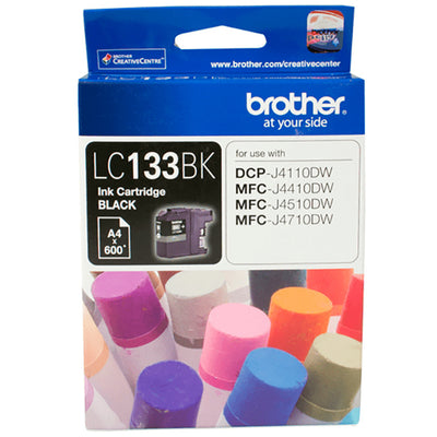 B133B - Brother LC133 Black Ink Cart