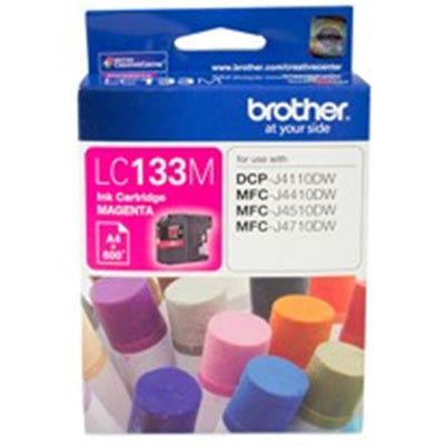 B133M - Brother LC133 Magenta Ink Cart