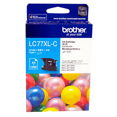 Brother LC77XL Cyan Ink Cart