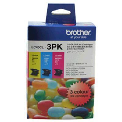 B40CMY - Brother LC40 CMY Colour Pack