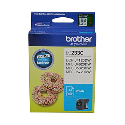 Brother LC233 Cyan Ink Cart