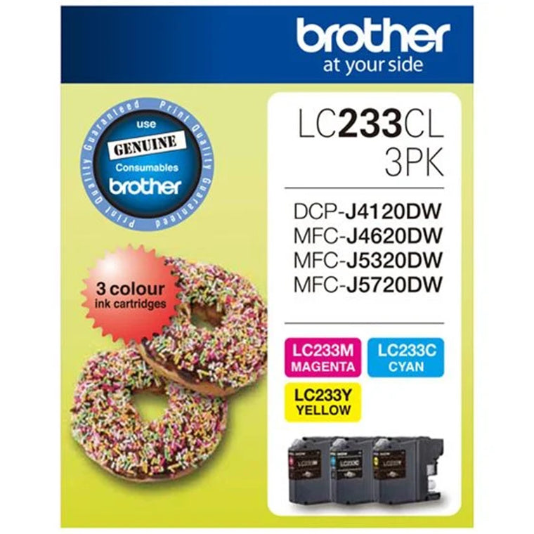 Brother LC233 CMY Colour Pack