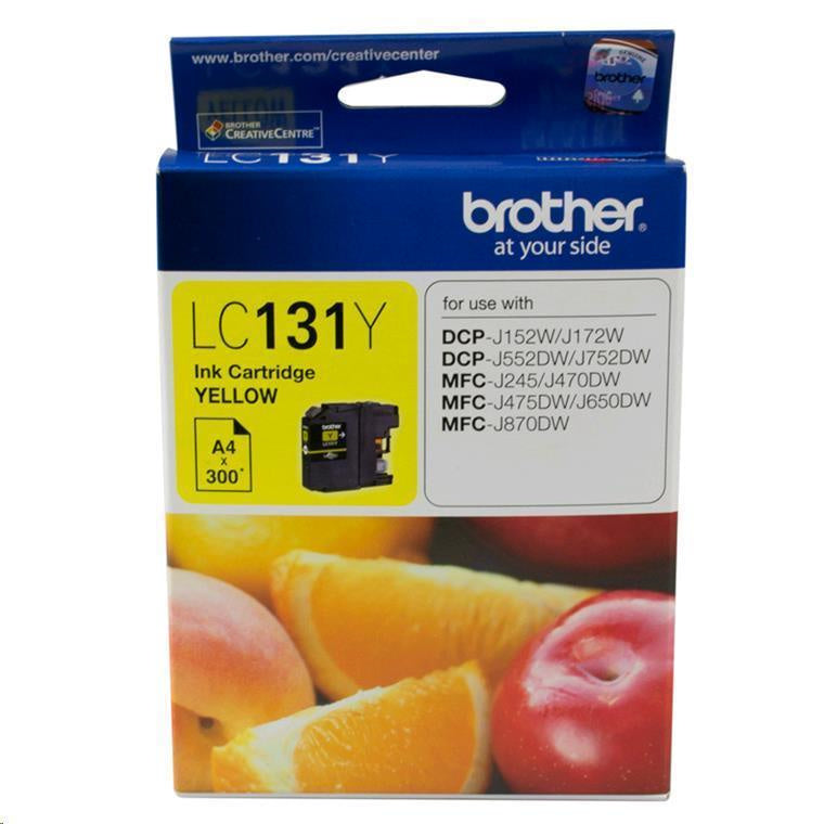Brother LC131 Yellow Ink Cart