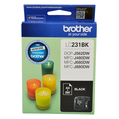 B231B - Brother LC231 Black Ink Cart