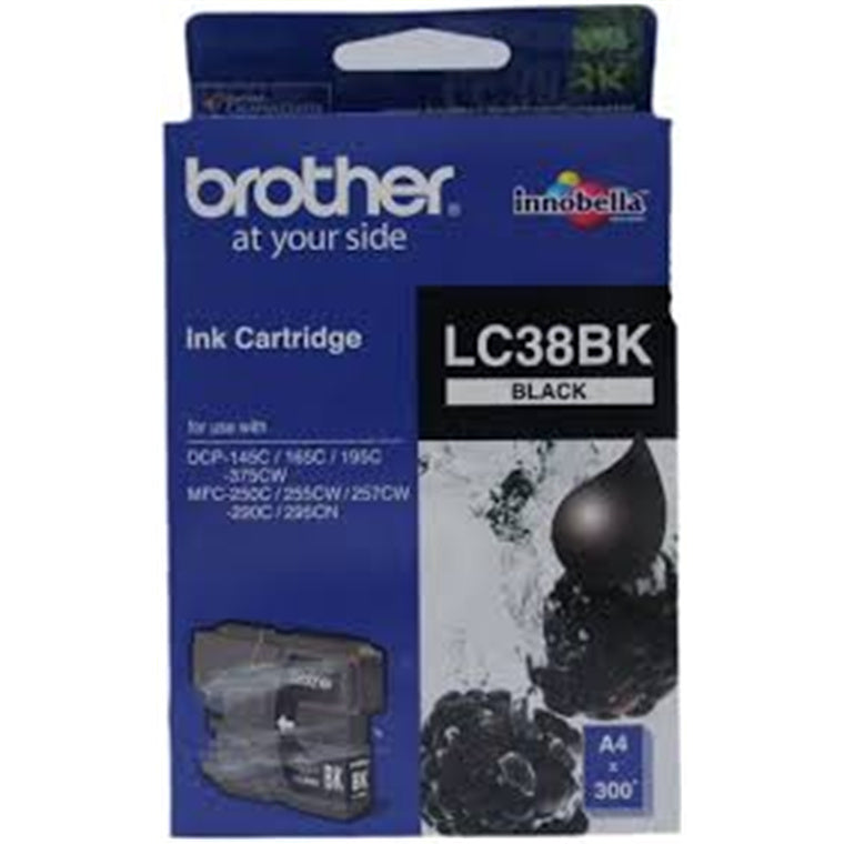 Brother LC38BK Black Ink Cartridge