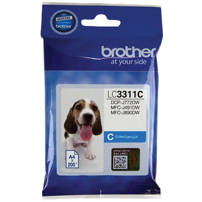 Brother LC3311C - LC3311C INK CARTRIDGE CYAN