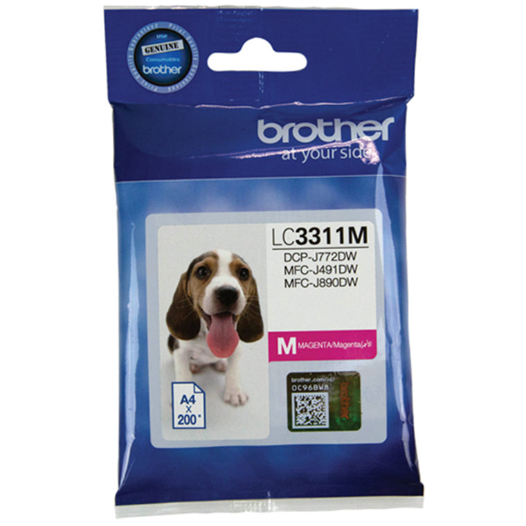 Brother LC3311M Magenta Ink