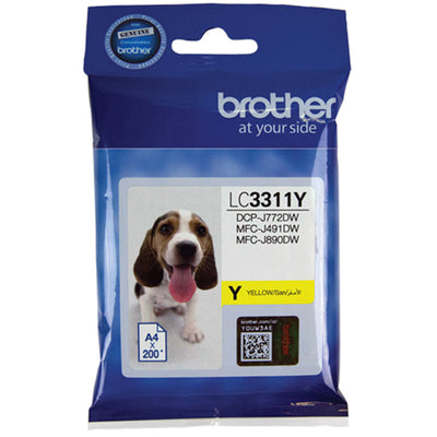 LC3311Y - Brother LC3311Y Yellow Ink
